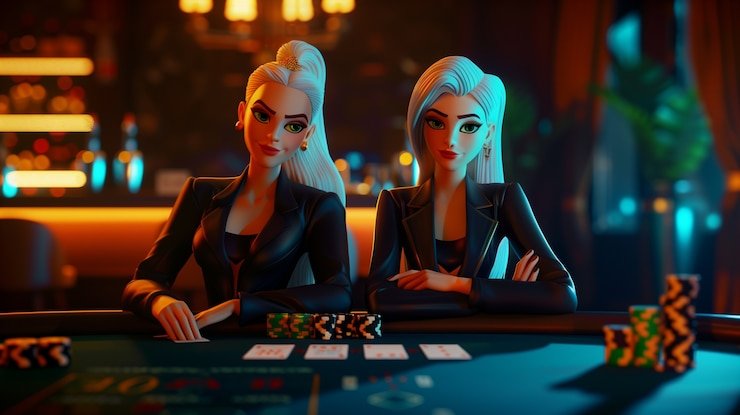 jitu99 slot Texas Poker table interface with player seating and hand information